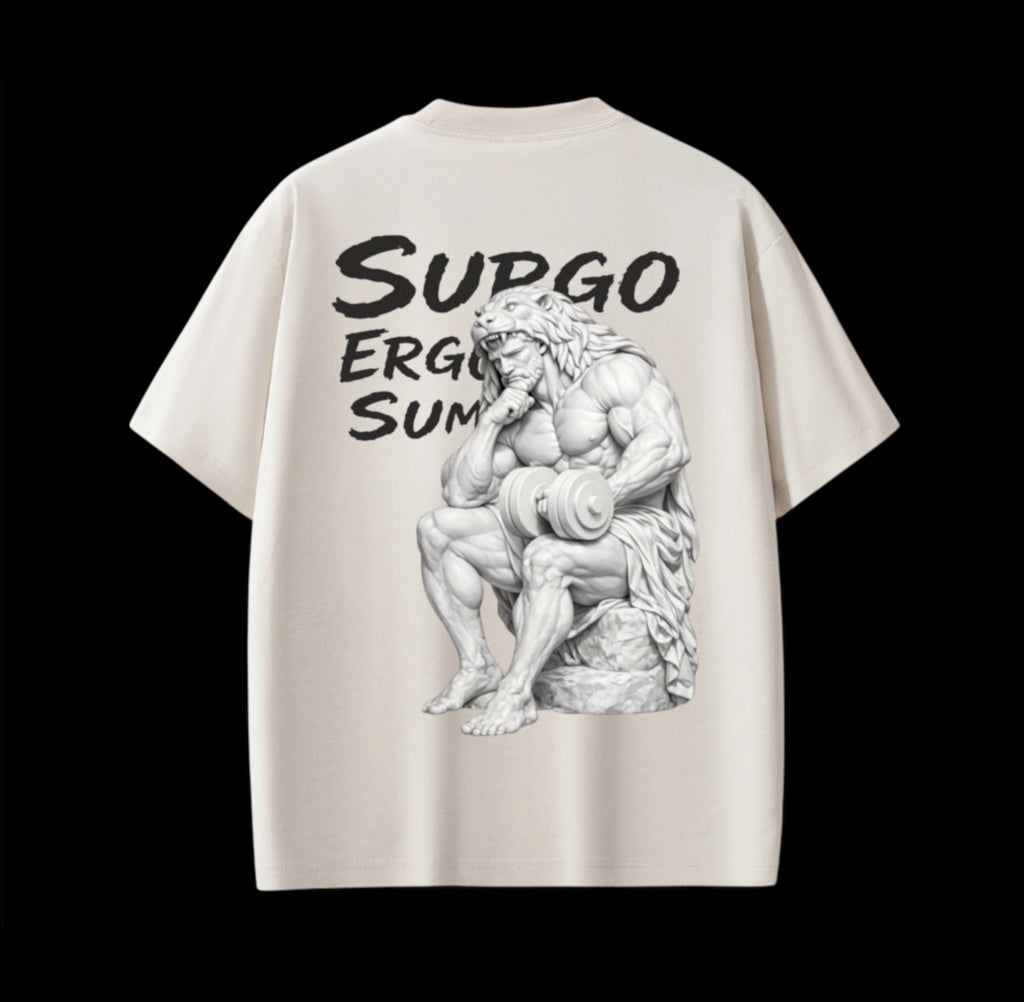 Camiseta Oversized Fitness Hércules (T-Shirt) – Rëuthic