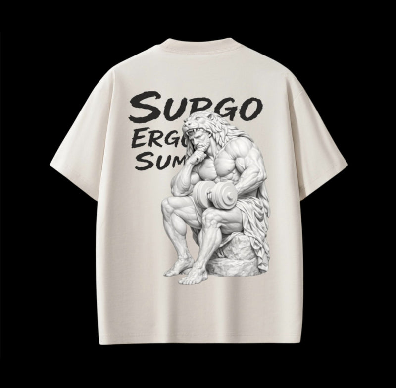 Camiseta Oversized Fitness Hércules (T-Shirt) – Rëuthic